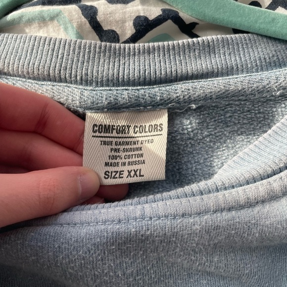 Cute blue Newport oversized pullover - Picture 2 of 4